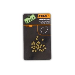 FOX - Edges Hook Bead x 25 Size 7-10 - trans khaki